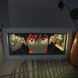 Світильник нічник 3D Магічна битва Мегумі Фушігуро Jujutsu Kaisen Megumi Fushiguro 20 см NL3D JK MF