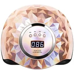 Профессиональная LED/UV лампа для сушки ногтей 268W аппарат для полимеризации геля и гель-лака с 4 таймерами, золотого цвета