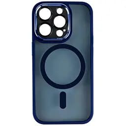 Чохол Creative TPU PC Metal Calais MagSafe Apple iPhone 15 Pro Dark Blue