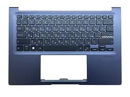 Топкейс ноутбука / верхня панель та клавіатура для ноутбука Asus Vivobook 14X X1403ZA (90NB0WQ2-R31UA1) Оригінал від Asus, Верхня панель клавіатури