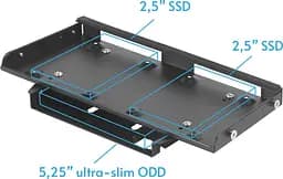 Корпус Chieftec PRO CUBE MINI CN-01B-OP miniITX, без БЖ, Black (CN-01B-OP) Без БП - мініатюра 11
