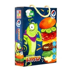 Игра настольная "Бургер " Vladi Toys VT2310-06 магнитная, с рулеткой