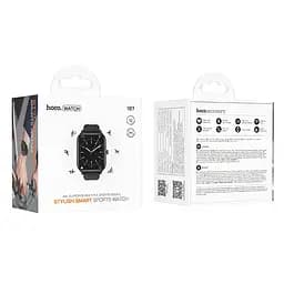 Смарт-годинник Hoco Y27 49mm 230 mAh IPX4 Smart sports watch (call version) чорний - мініатюра 2