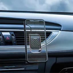 Автомобільний держак для телефону Hoco магнітний в повітряовод - мініатюра 3