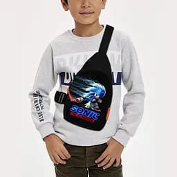 Сумка через плечо детская Супер Соник 29х17 см сумка слинг для мальчика (02200)