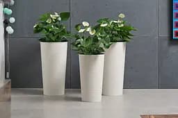 Вазон Lamela Lilia Dluto білий (9057269) - мініатюра 4