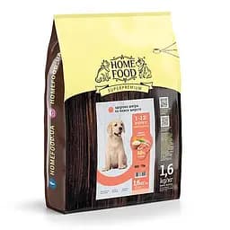 Сухий корм для цуценят Індейка і лосось PUPPY MEDIUM/MAXI Здорова шкіра і блиск шерсті 1.6 кг