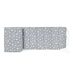 Бортики в детскую кроватку 30x120 STARFALLS, серый (WeltBed_StarsfallWGrey_30x120)