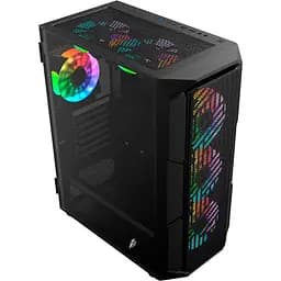 Корпус 1stPlayer XF-BK-4F7 Black без БЖ - мініатюра 5