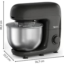 Кухонна машина Tefal Bake Essential 800Вт чорний - мініатюра 4