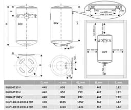 Водонагрівач Tesy GCV 1504420 B11 TSR (6878557) - мініатюра 14