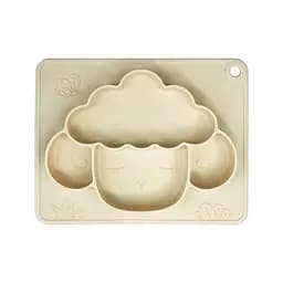 Силиконовая тарелка-коврик "Баранчик" MGZ-0125(Beige) 18х23 см