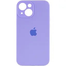Чехол Silicone Case Full Camera Protective AA для Apple iPhone 13 6.1" Бузковий / Dasheen