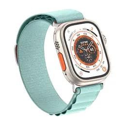 Ремінець для Apple Watch 42 (Series 11-10)/41/40/38, блакитний, Alpine Loop Alpina Band, тканинний поліестеровий ремінець для смарт-годин, дихаючий, для активного відпочинку та спорту, ArmorStandart (ARM81048) - мініатюра 2
