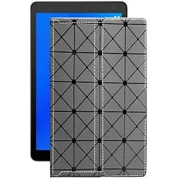 Чохол StatusCASE з екошкіри для планшету Alcatel 1T 10 (8082) 10.1 Сірий ромб