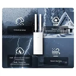 WiFi 5 Mesh 4G LTE-маршрутизатор зовнішній Cudy LT500 OUTDOOR CAT4 дводіапазонний (73-00530) - мініатюра 9