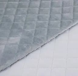 Чохол на подушку Руно 50х70 VeLour "Dark Grey ромб" 382.55_Dark Grey ромб - мініатюра 4