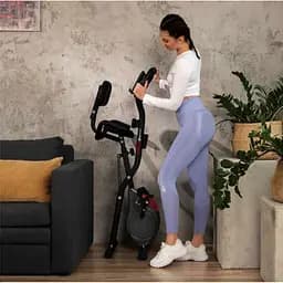 Велотренажер Hop-Sport HS-3030X Apeks X-Bike сірий - мініатюра 10