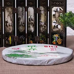 Шен пуер Ся Гуань Рання Весна 8113 2015 р. - млинець, 357 г - мініатюра 4