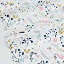 Дитяча постільна білизна в ліжечко FLOWERS CS9, рожевий (BushRose_DropPudra_140) - мініатюра 9