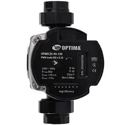 Насос циркуляційний енергоощадний Optima Prime UPMH 25-90AUTO 130мм + гайки - мініатюра 2