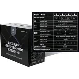 Пристрій безперебійного живлення Vinga LED 1200VA ( VPE-1200PRM2 ) (VPE-1200PRM2) - мініатюра 6