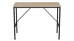 Стіл письмовий Line Тайм Ferrum-decor 750x1000x500 Чорний метал ДСП Дуб Сонома 16 мм (FRD-104867) - мініатюра 5