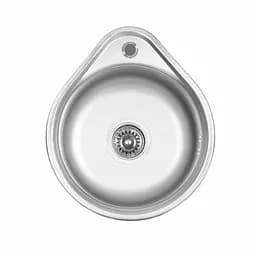 Кухонная мойка из нержавеющей стали Platinum сатин 4539 (0,6/170 мм), R, Satin