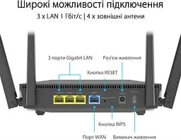 Роутер ASUS RT-AX52 (90IG08T0-MO3H00) - мініатюра 10
