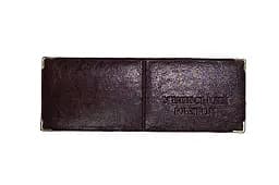 Обложка кожзам на ученический билет 22800, тиснение Бордовый