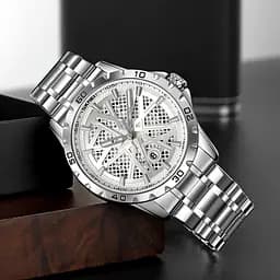 Наручний годинник чоловічий 9337SISI Silver Skmei acs0030893 - мініатюра 4