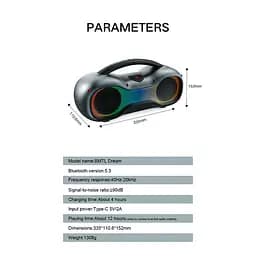 Портативна акустика Xdobo Dream 80w бездротова - мініатюра 7