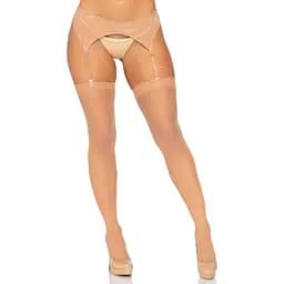 Пояс для панчіх Leg Avenue Rhinestone garterbelt Nude One Size