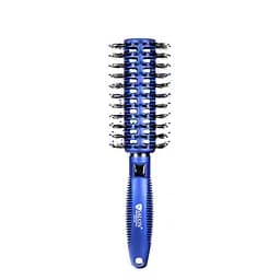 Щітка-брашінг для волосся продувна Salon Professional 9513 G Синя
