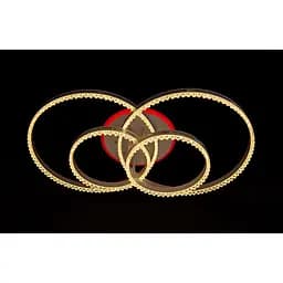 LED люстра світильник з пультом і підсвічуванням Linisoln 55062/2+2 WH,CF - мініатюра 3