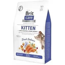 Сухий корм Brit Care Cat by Nutrition Kitten Gentle Digestion Immunity для котят с лососем 400 г