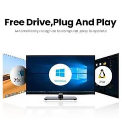 Перехідник UGREEN US382 USB C на USB B Printer Adapter для принтера, жорсткого диска, док станції, факсу Grey - мініатюра 7