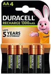Аккумулятори Duracell Rechargeable AA 1300 mAh, 4 шт. (6832572) - мініатюра 5