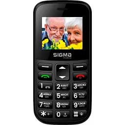 Мобільний телефон Sigma Мobile Comfort 50 Easy Black 4827798585214 UA-UCRF (131381)