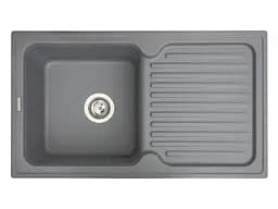Кухонна мийка Miraggio ORLEAN gray (0000034) Граніт, Врізна, Сірий