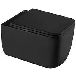 Унитаз подвесной Mixxus Premium Diverse-0301-T1 Black 530x365x373 мм, система смыва Tornado 1.0 MP6600, Черный матовый