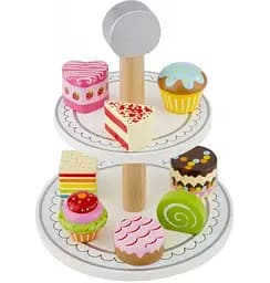 Набір New Classic Toys Підставка з тістечками, 9 предметів (10622)