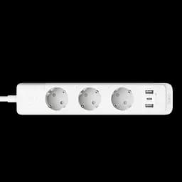 Умный Wi-Fi сетевой фильтр-удлинитель TP-Link Tapo P300, 1.5 м 2 x USB-A+USB-C White