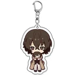 Брелок акриловый Великий из Бродячих Псов Осаму Дазай Bungou Stray Dogs Osamu Dazai 5 см