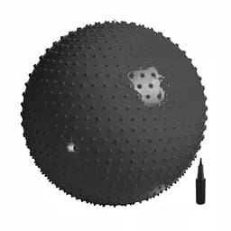 Мяч для фитнеса (фитбол) 4FIZJO 65 см массажный Anti-Burst 4FJ0618 Black (P-5905973400237)