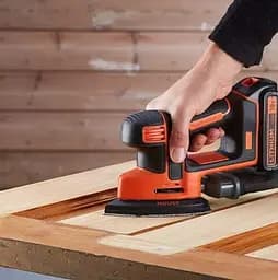 Шліфмашина вібраційна акумуляторна Black&Decker з АКБ та ЗП BDCDS18 - мініатюра 4