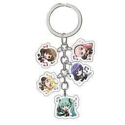 Брелок акриловый Вокалоид Хацунэ Мику Vocaloid Miku Hatsune 11 см