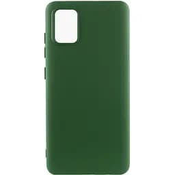 Чехол Silicone Cover Ummi Lakshmi (AA) для Samsung Galaxy A71 Зеленый / Dark green