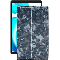 Чехол StatusCASE из экокожи для планшета Realme Pad Mini Хаки-синий