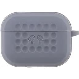 Футляр с карабином Fashion Silicone Case Airpods Pro Grey (35265_3345622)